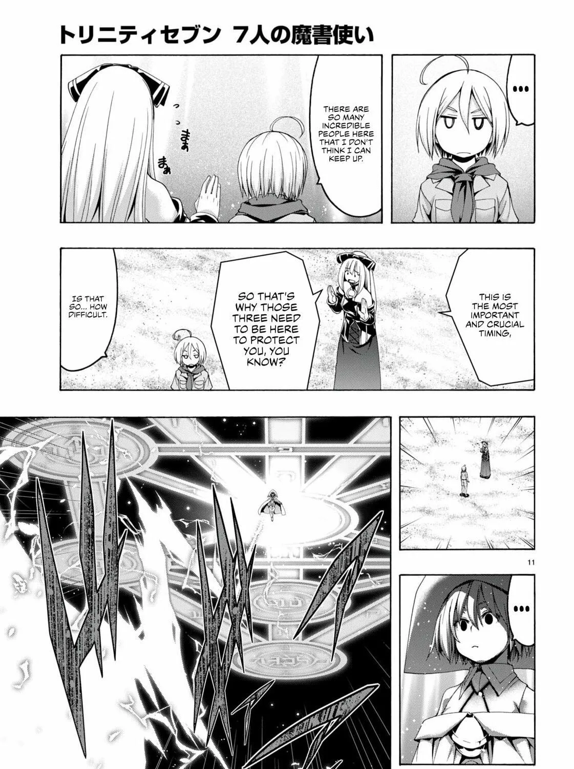 Trinity Seven: The Seven Magicians Chapter 147 page 22 - 