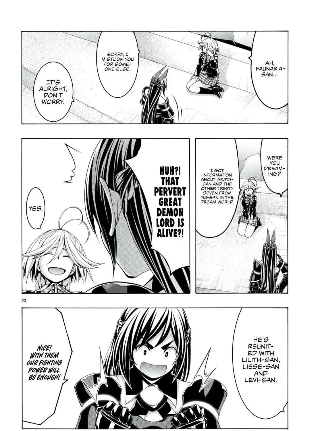 Trinity Seven: The Seven Magicians Chapter 148 page 40 - 