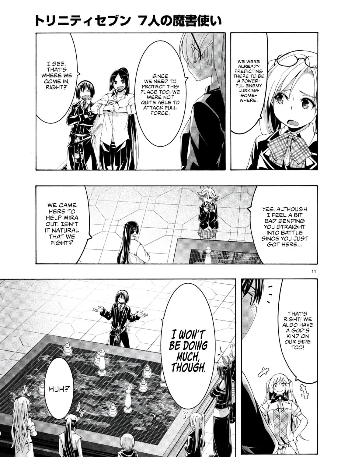Trinity Seven: The Seven Magicians Chapter 149 page 22 - 