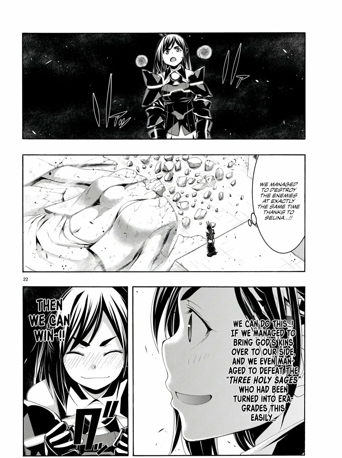 Trinity Seven: The Seven Magicians Chapter 150 page 44 - 