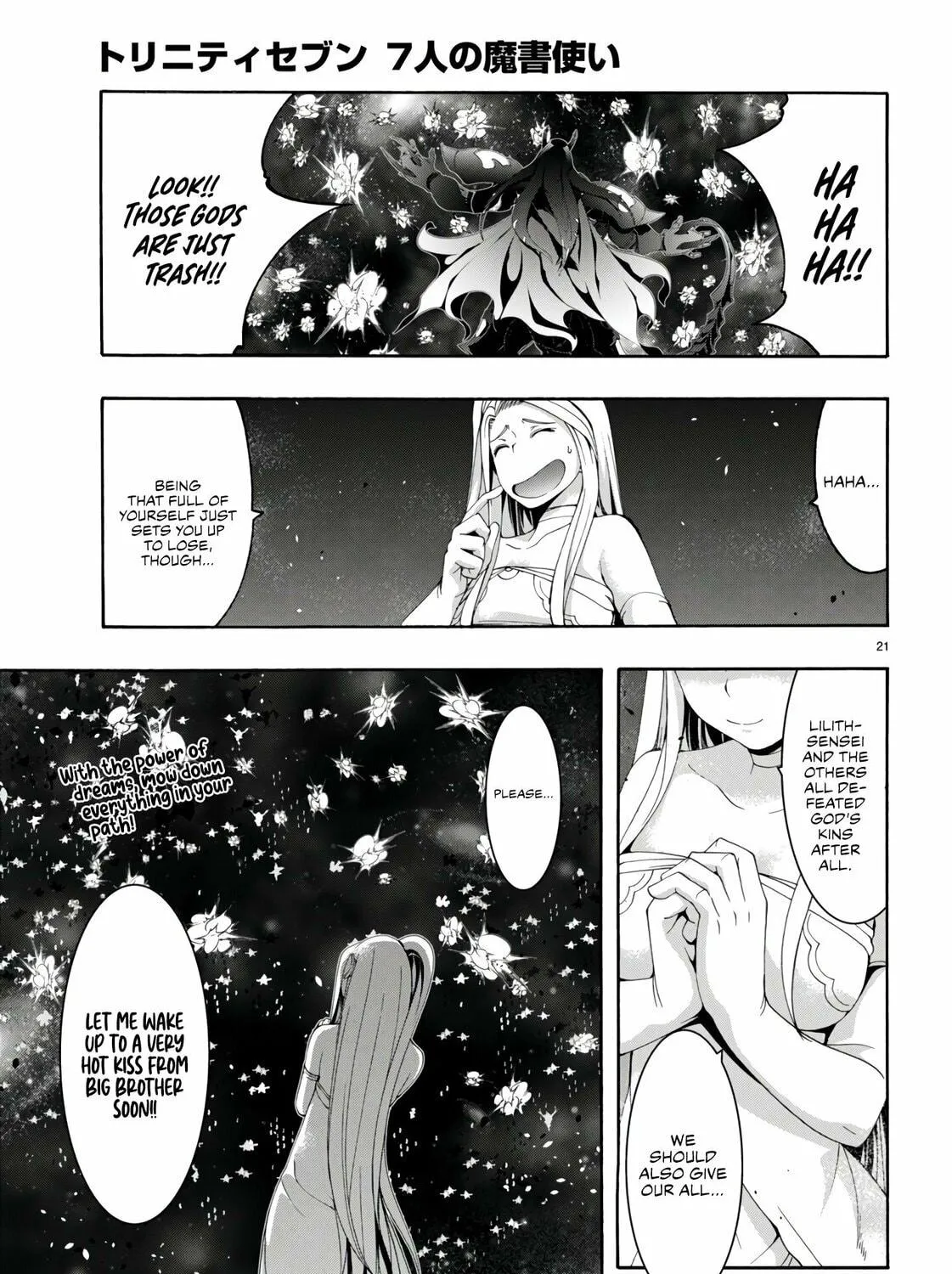 Trinity Seven: The Seven Magicians Chapter 152 page 40 - 