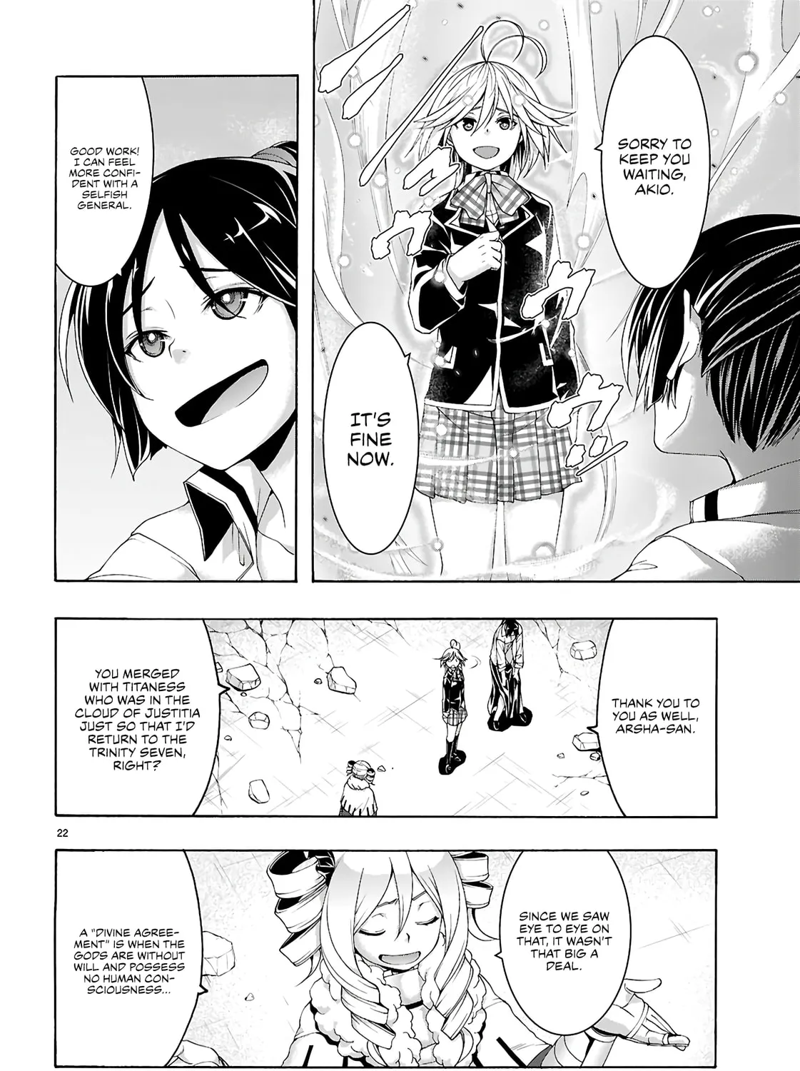 Trinity Seven: The Seven Magicians Chapter 158 page 42 - 