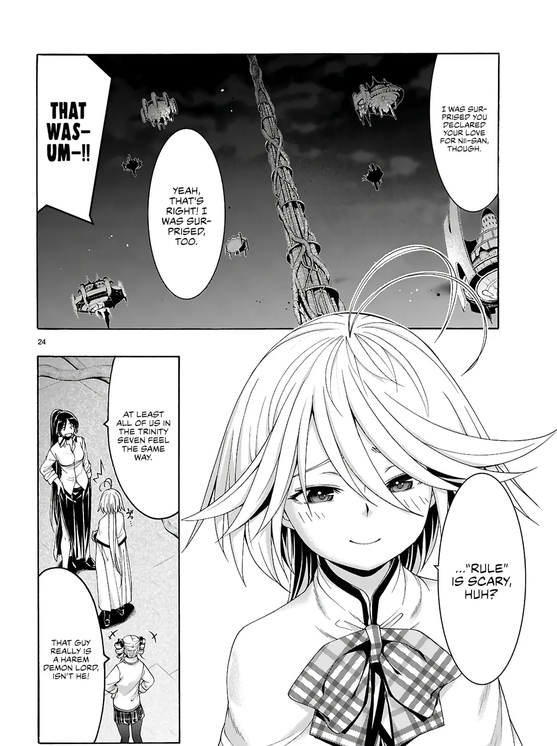 Trinity Seven: The Seven Magicians Chapter 160 page 44 - 
