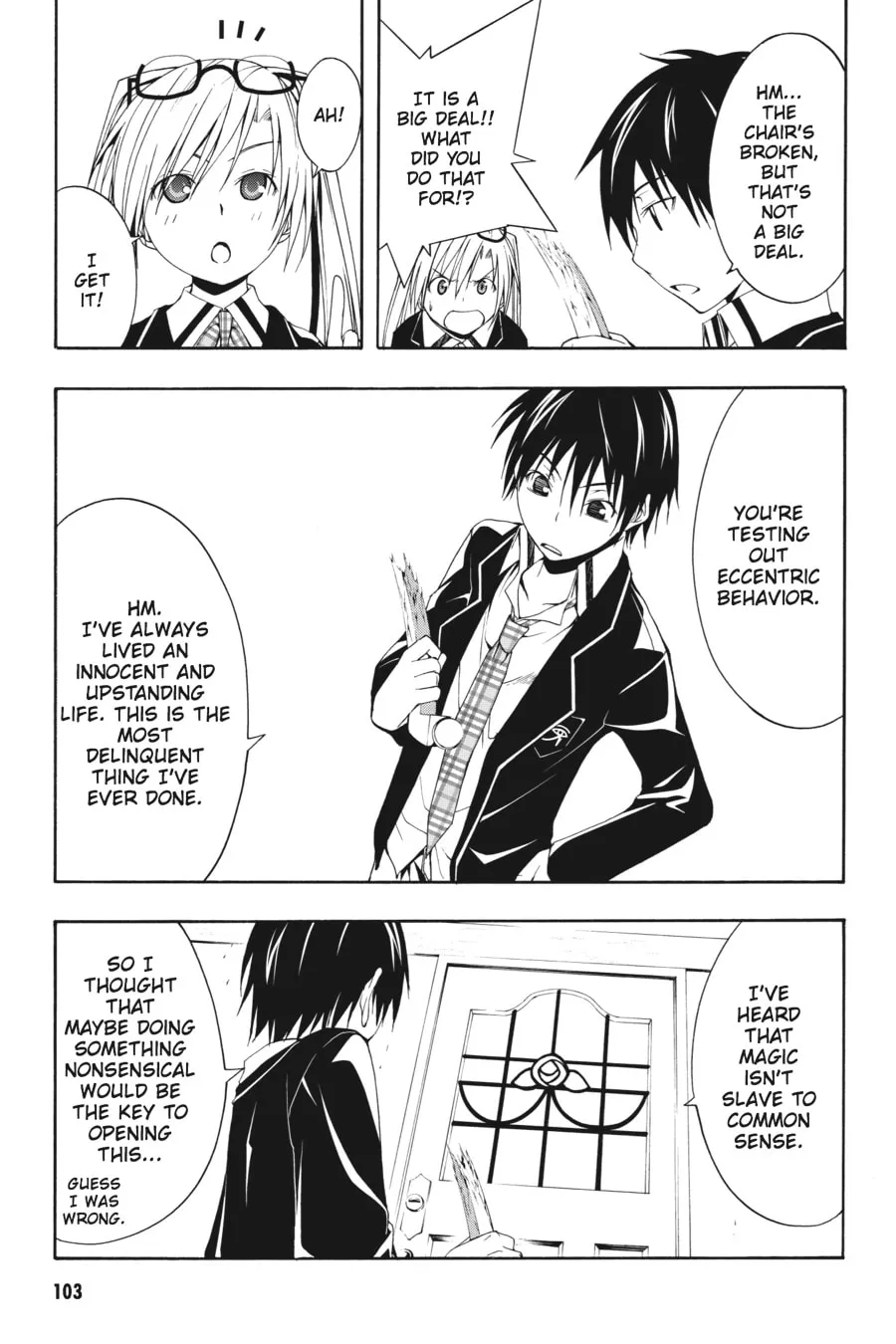 Trinity Seven: The Seven Magicians Chapter 2 page 17 - 