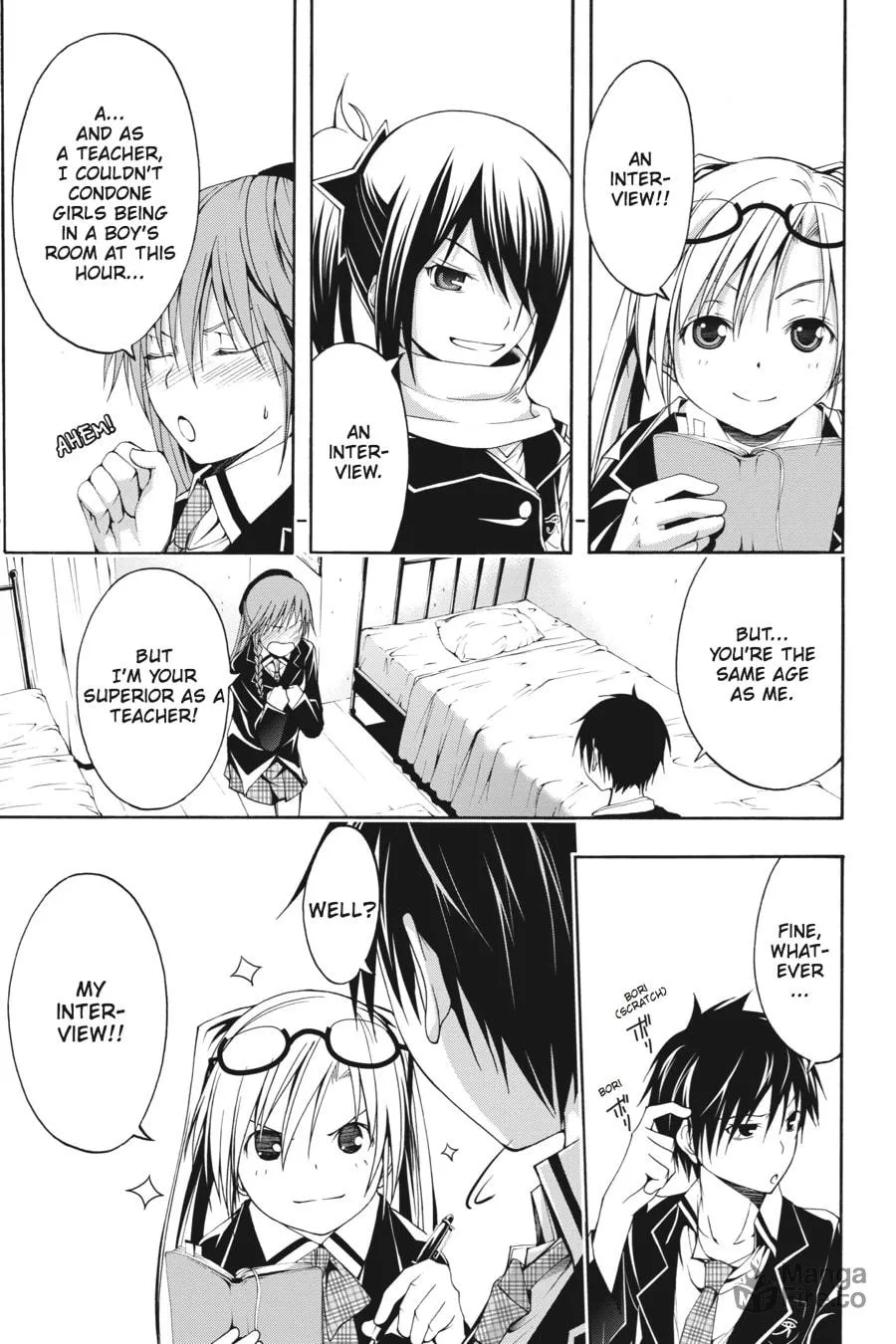 Trinity Seven: The Seven Magicians Chapter 2 page 3 - 