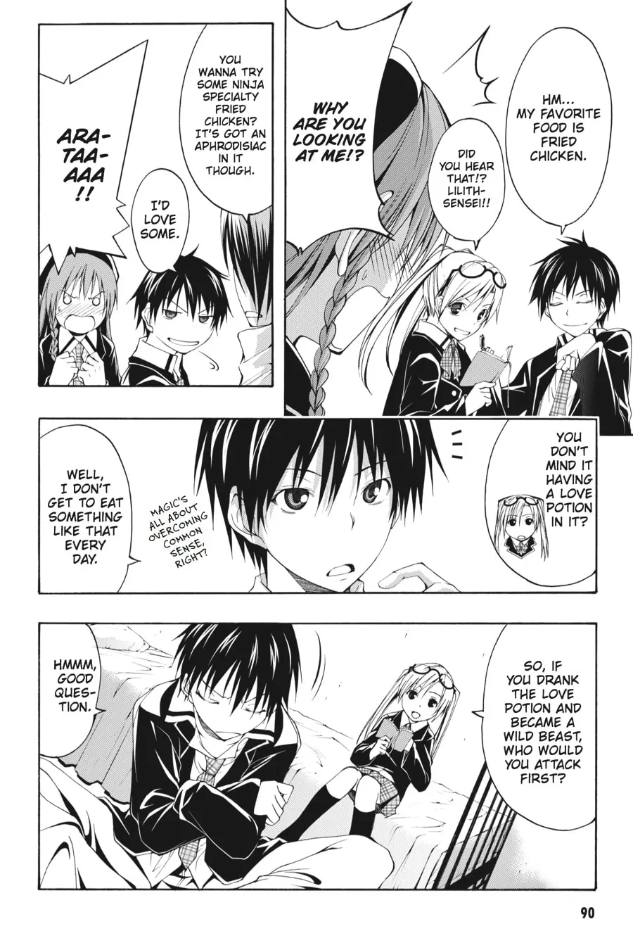 Trinity Seven: The Seven Magicians Chapter 2 page 4 - 