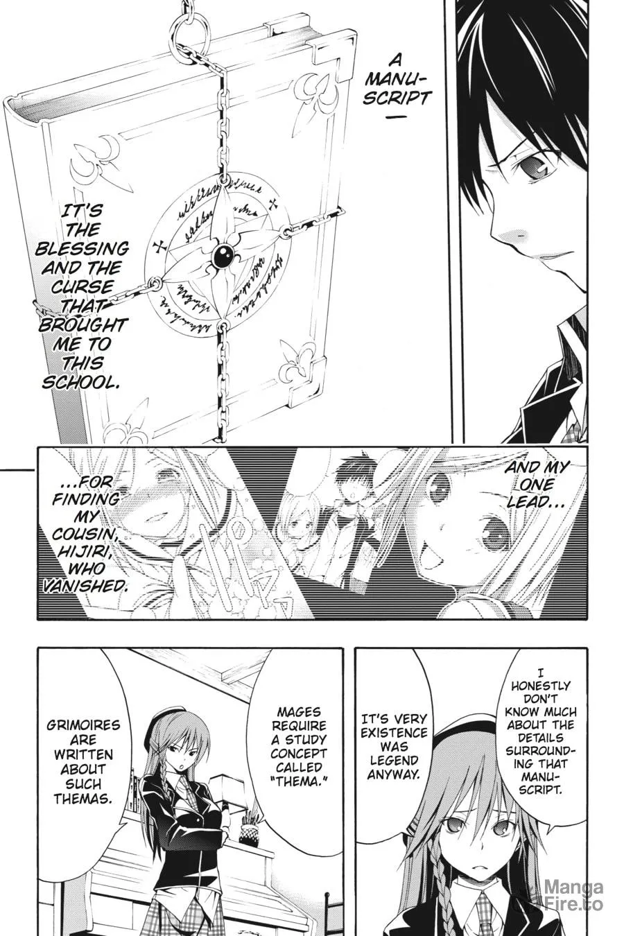 Trinity Seven: The Seven Magicians Chapter 2 page 9 - 
