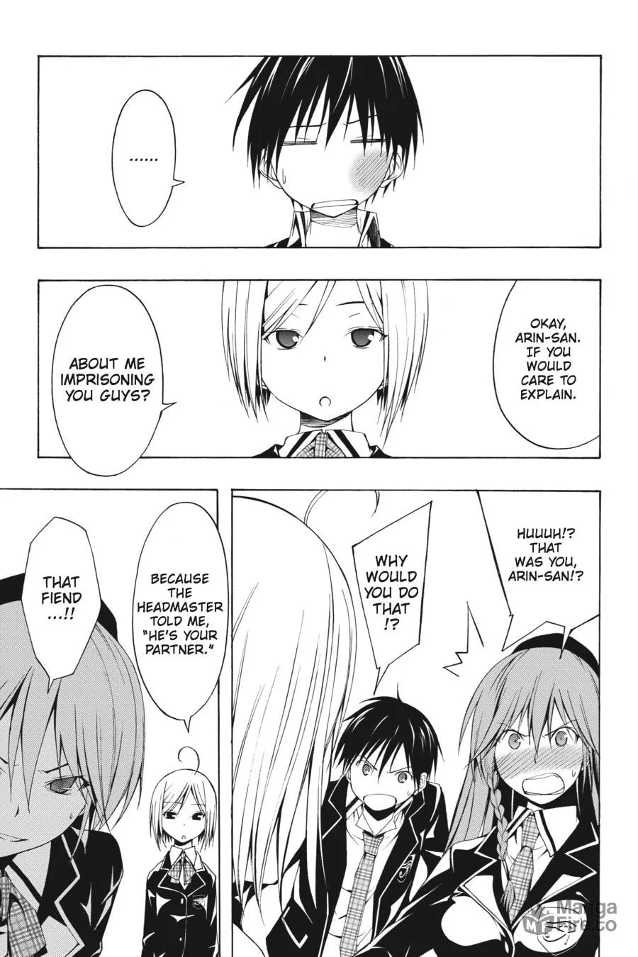 Trinity Seven: The Seven Magicians Chapter 3 page 15 - 