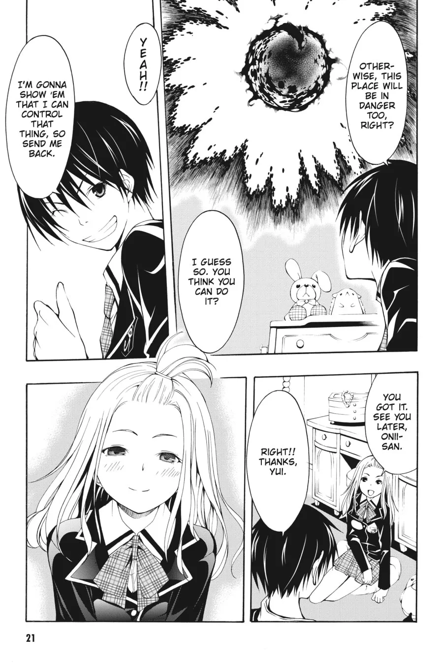 Trinity Seven: The Seven Magicians Chapter 4 page 17 - 