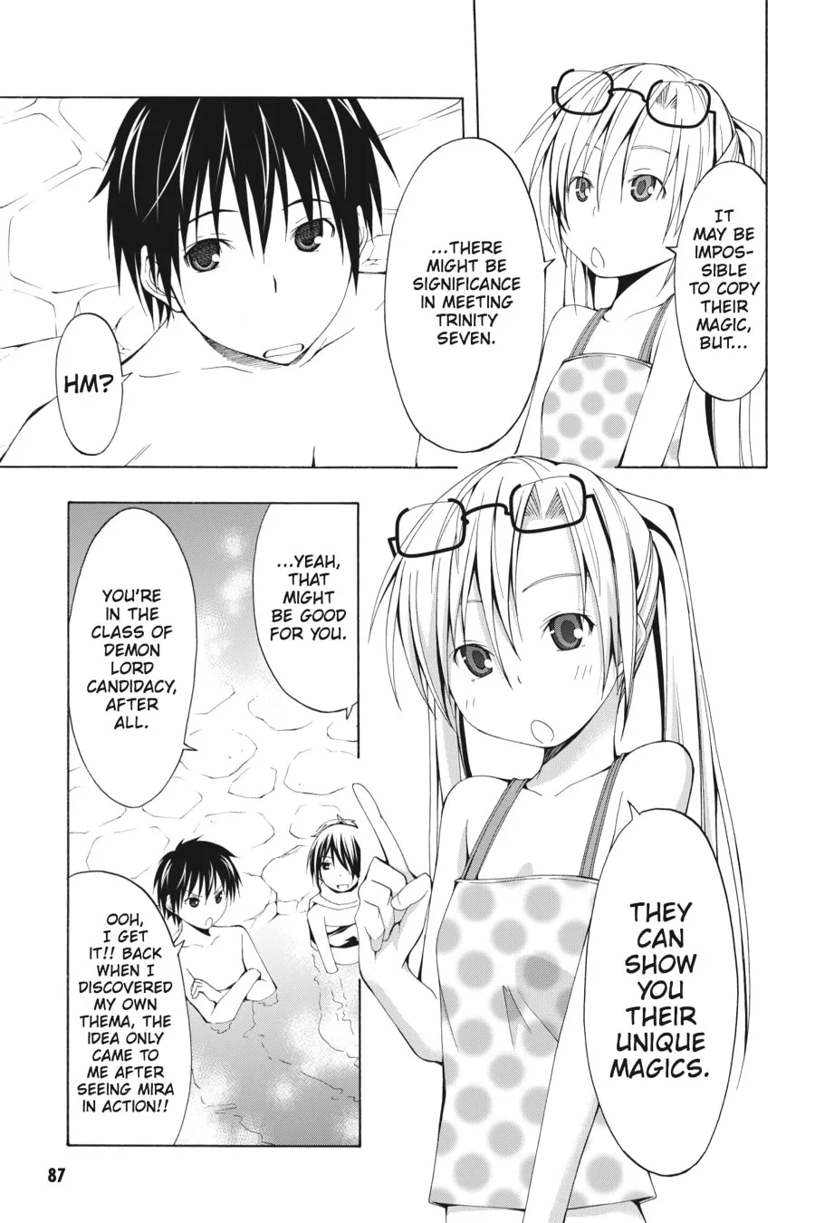 Trinity Seven: The Seven Magicians Chapter 6 page 19 - 