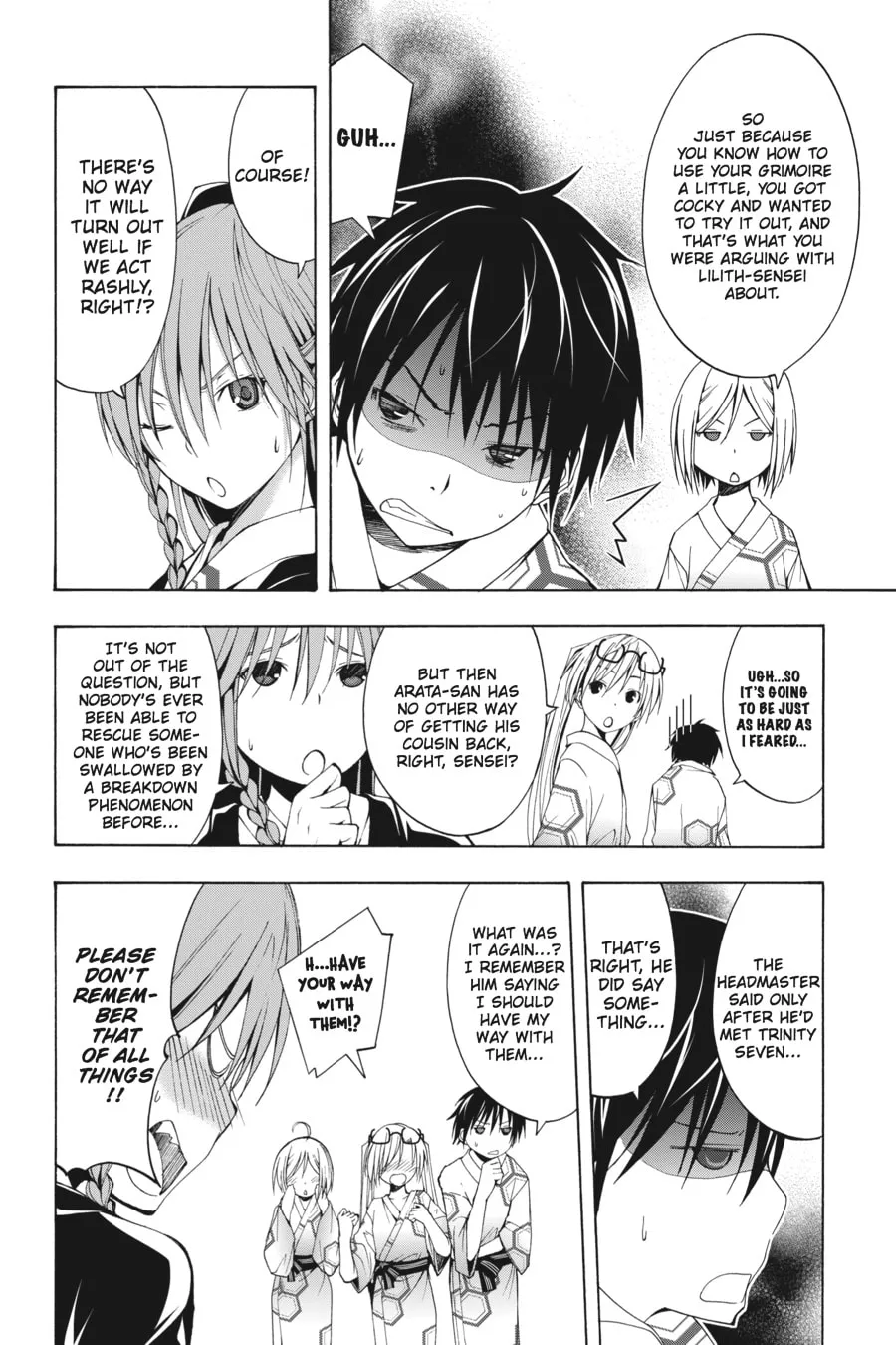 Trinity Seven: The Seven Magicians Chapter 6 page 8 - 
