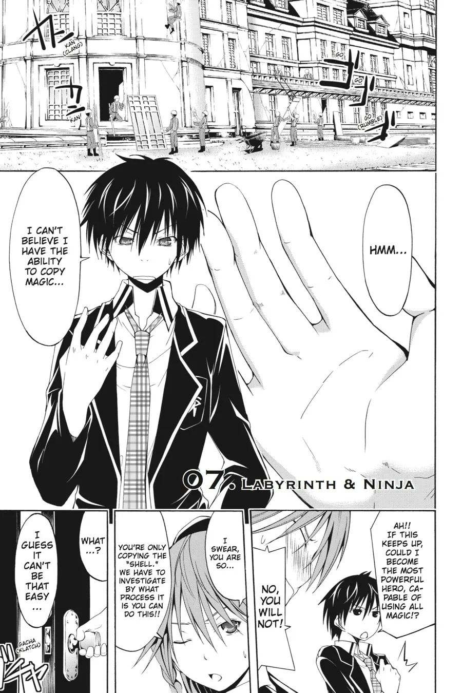 Trinity Seven: The Seven Magicians Chapter 7 page 1 - 