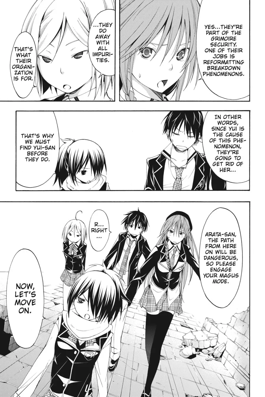 Trinity Seven: The Seven Magicians Chapter 7 page 17 - 