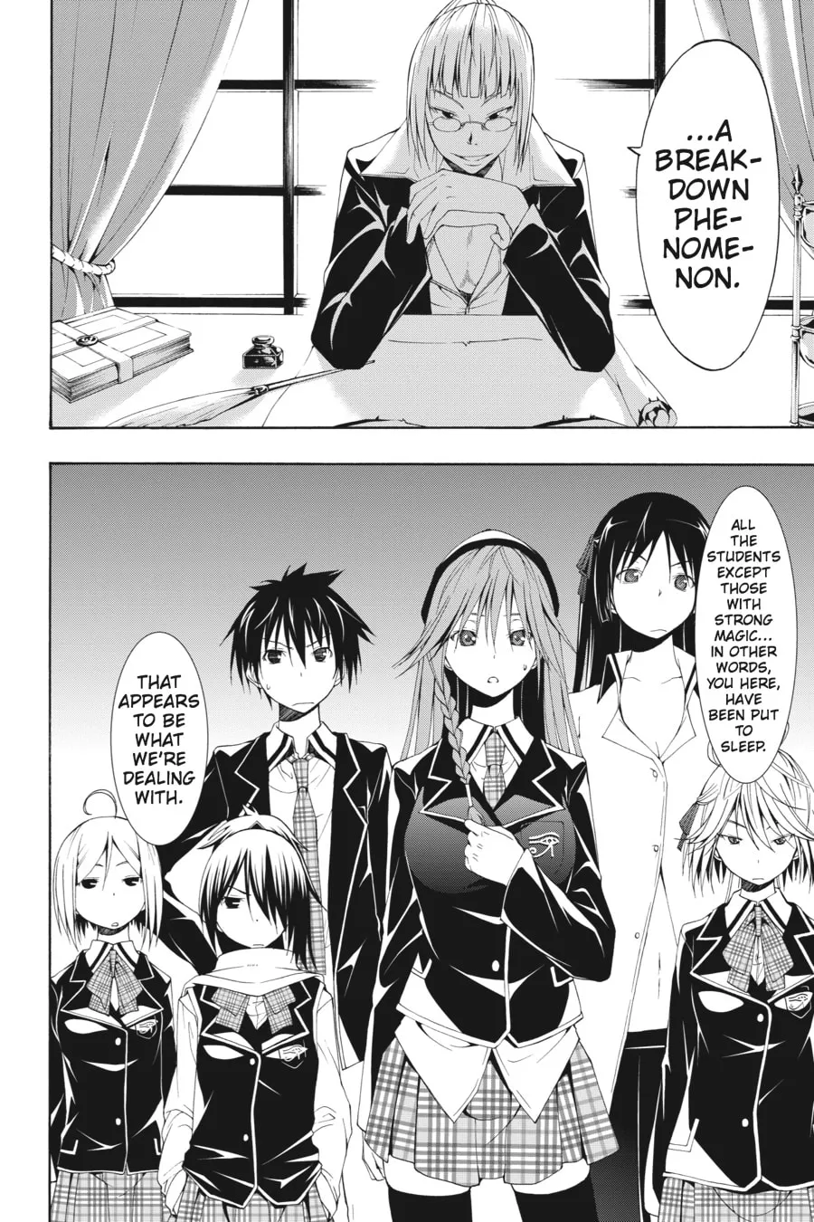 Trinity Seven: The Seven Magicians Chapter 7 page 4 - 