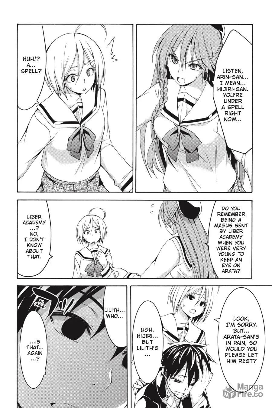 Trinity Seven: The Seven Magicians Chapter 91 page 9 - 