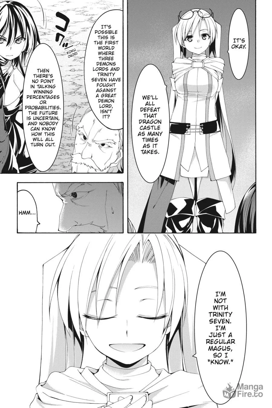 Trinity Seven: The Seven Magicians Chapter 97 page 12 - 