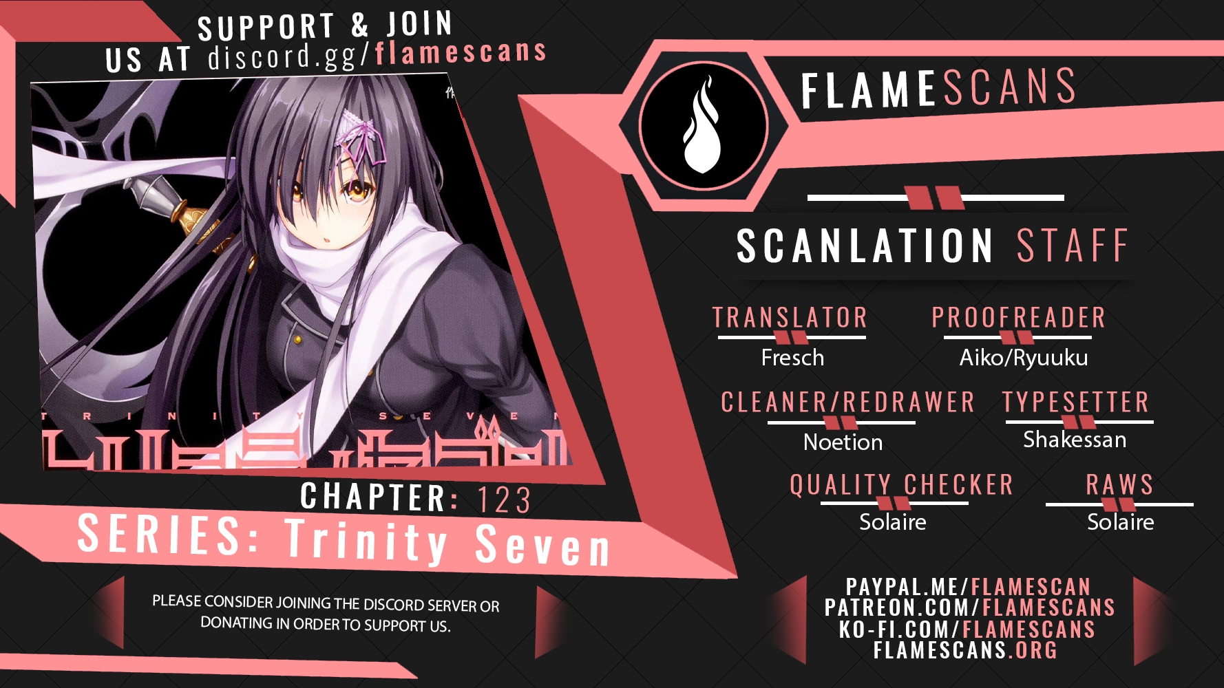 Trinity Seven Chapter 123 page 1 - 