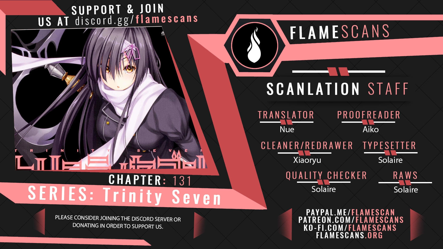 Trinity Seven Chapter 131 page 1 - 
