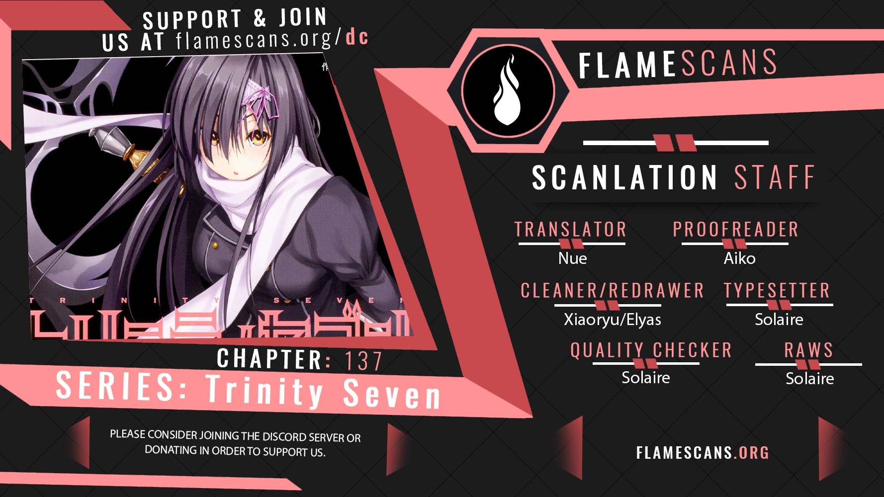 Trinity Seven Chapter 137 page 1 - 