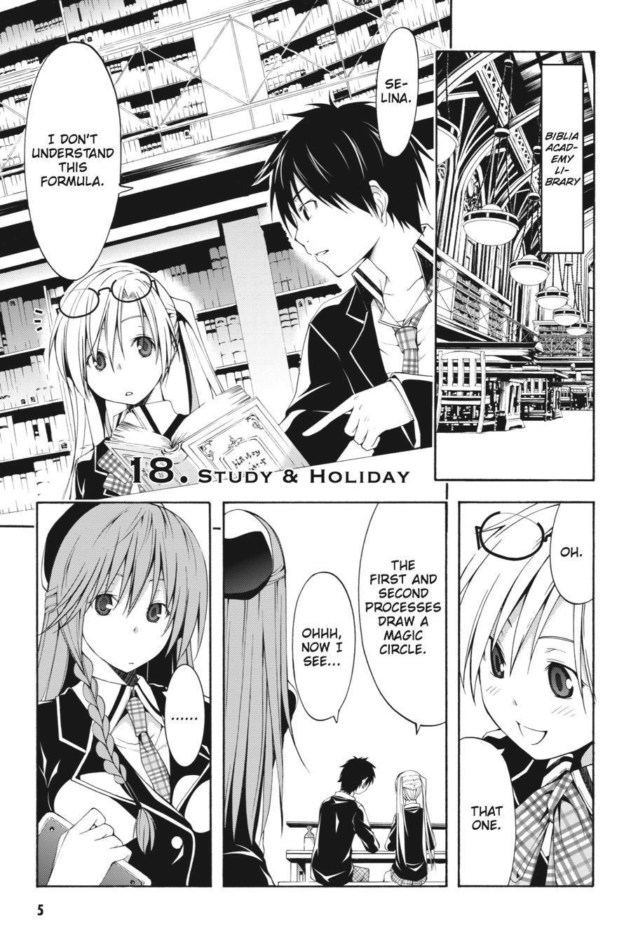 Trinity Seven Chapter 18 page 5 - 