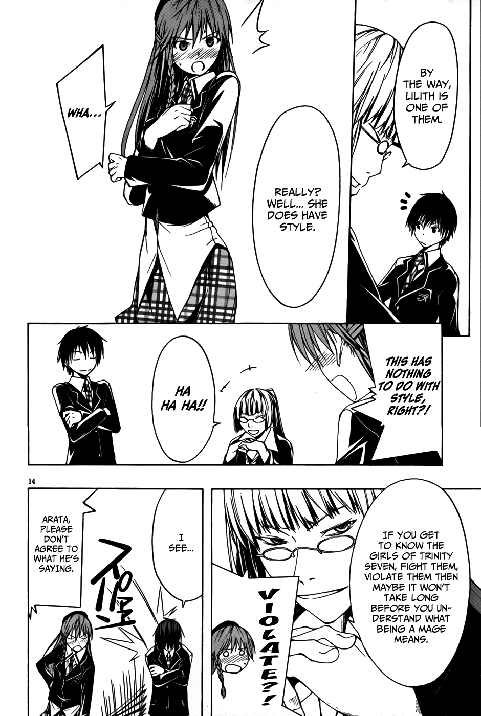 Trinity Seven Chapter 2 page 15 - 