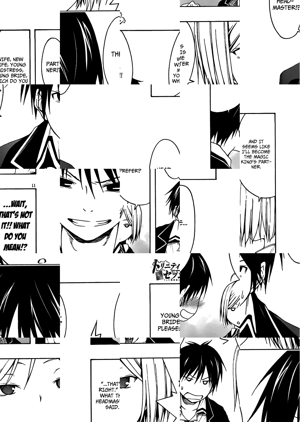 Trinity Seven Chapter 3 page 12 - 