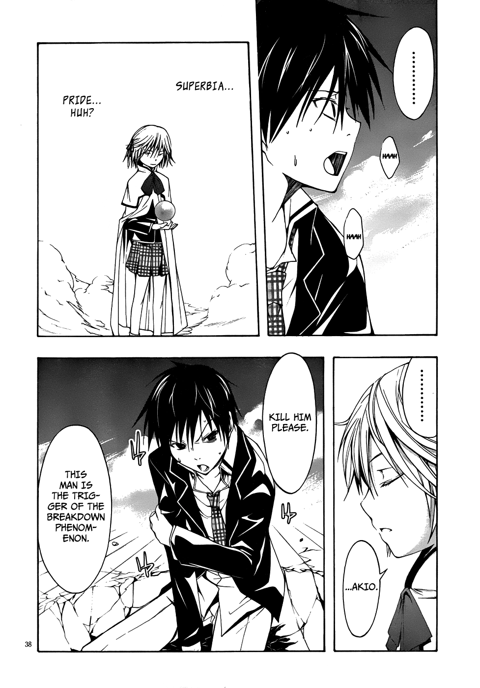 Trinity Seven Chapter 3 page 38 - 