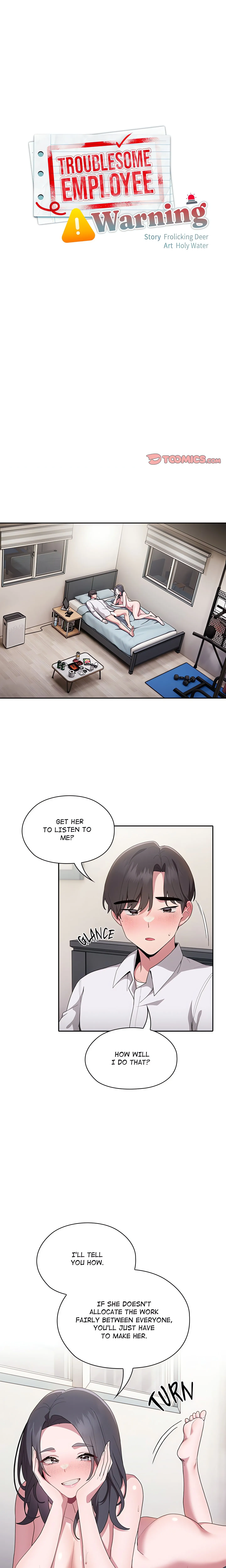 Troublesome Employee Warning (Uncensored) Chapter 6 page 1 - 