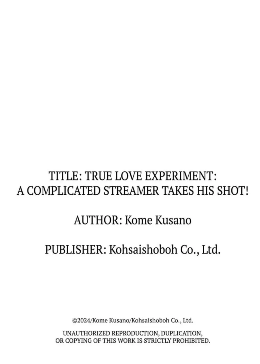 True Love Experiment: A Complicated Streamer Takes His Shot Chapter 5.5 page 6 - 