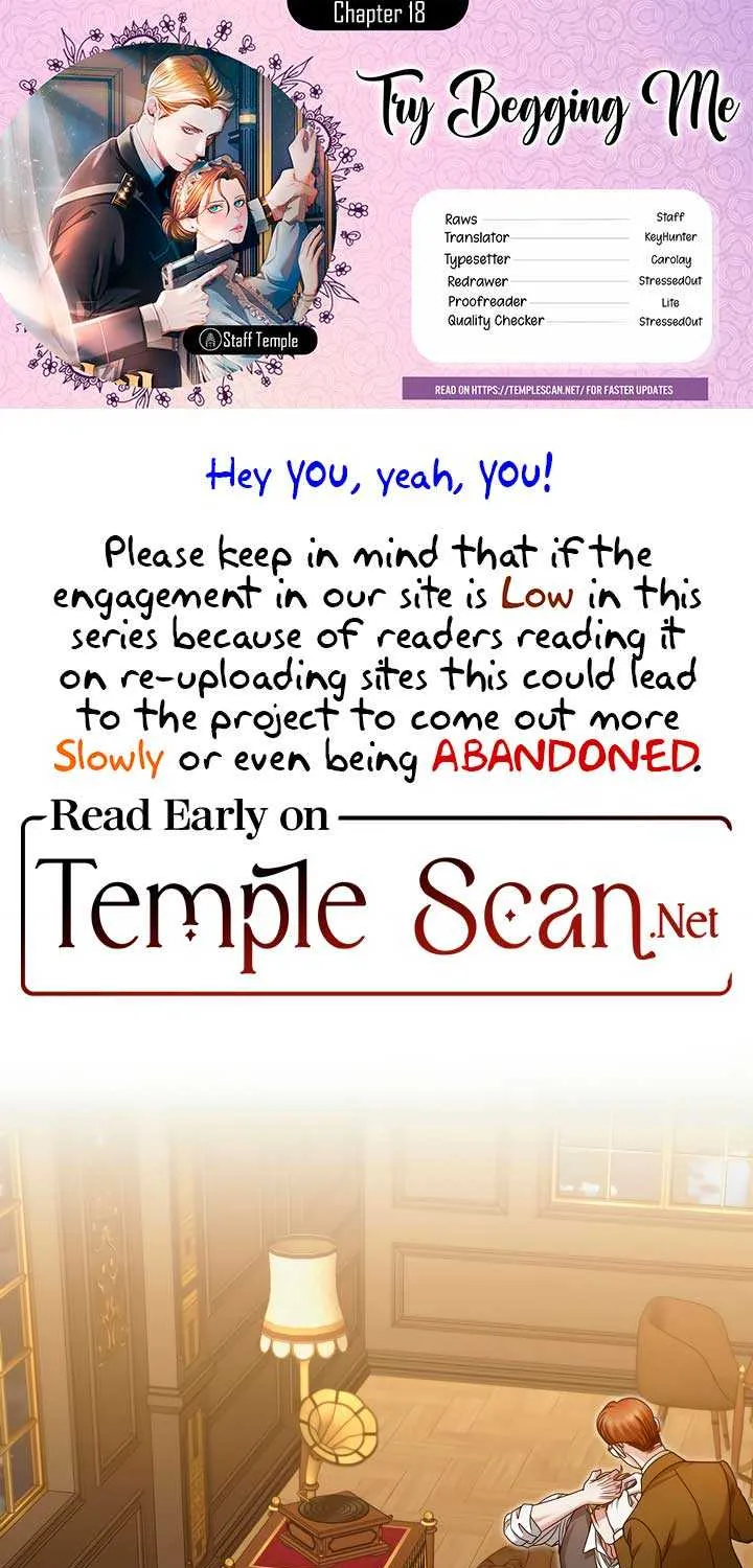 Try Begging Me Chapter 18 page 1 - 
