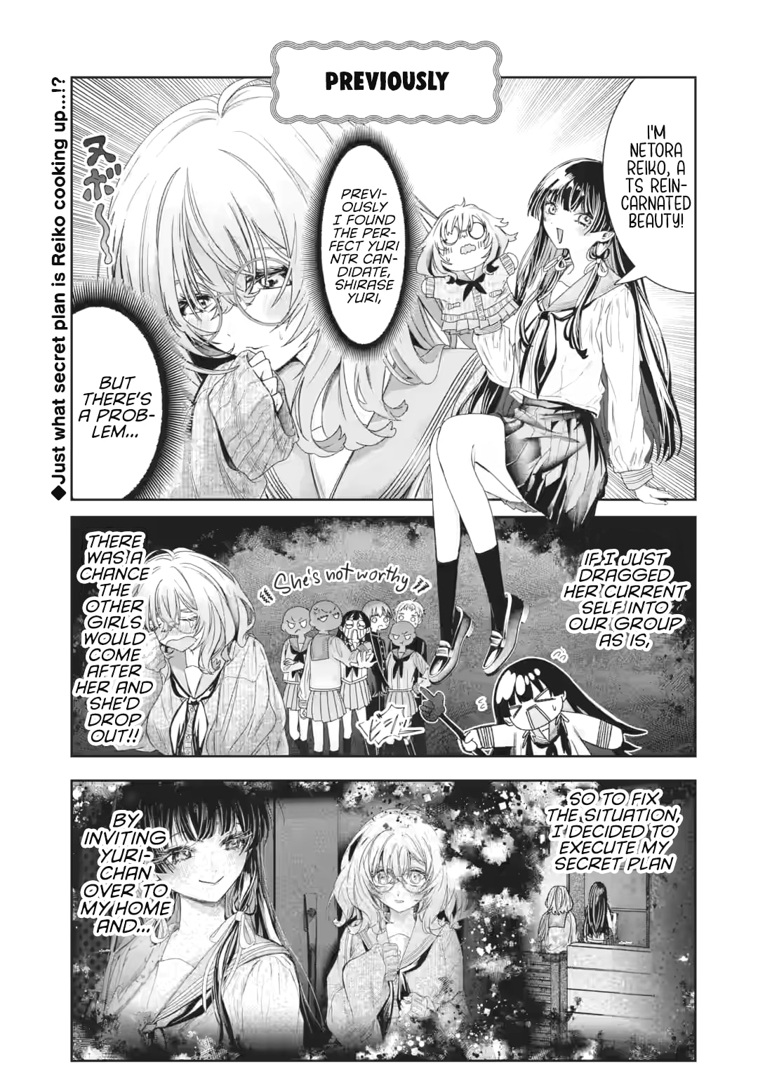 TS Tensei Bishoujo Netora Reiko wa Netoraretai Chapter 3 page 1 - 