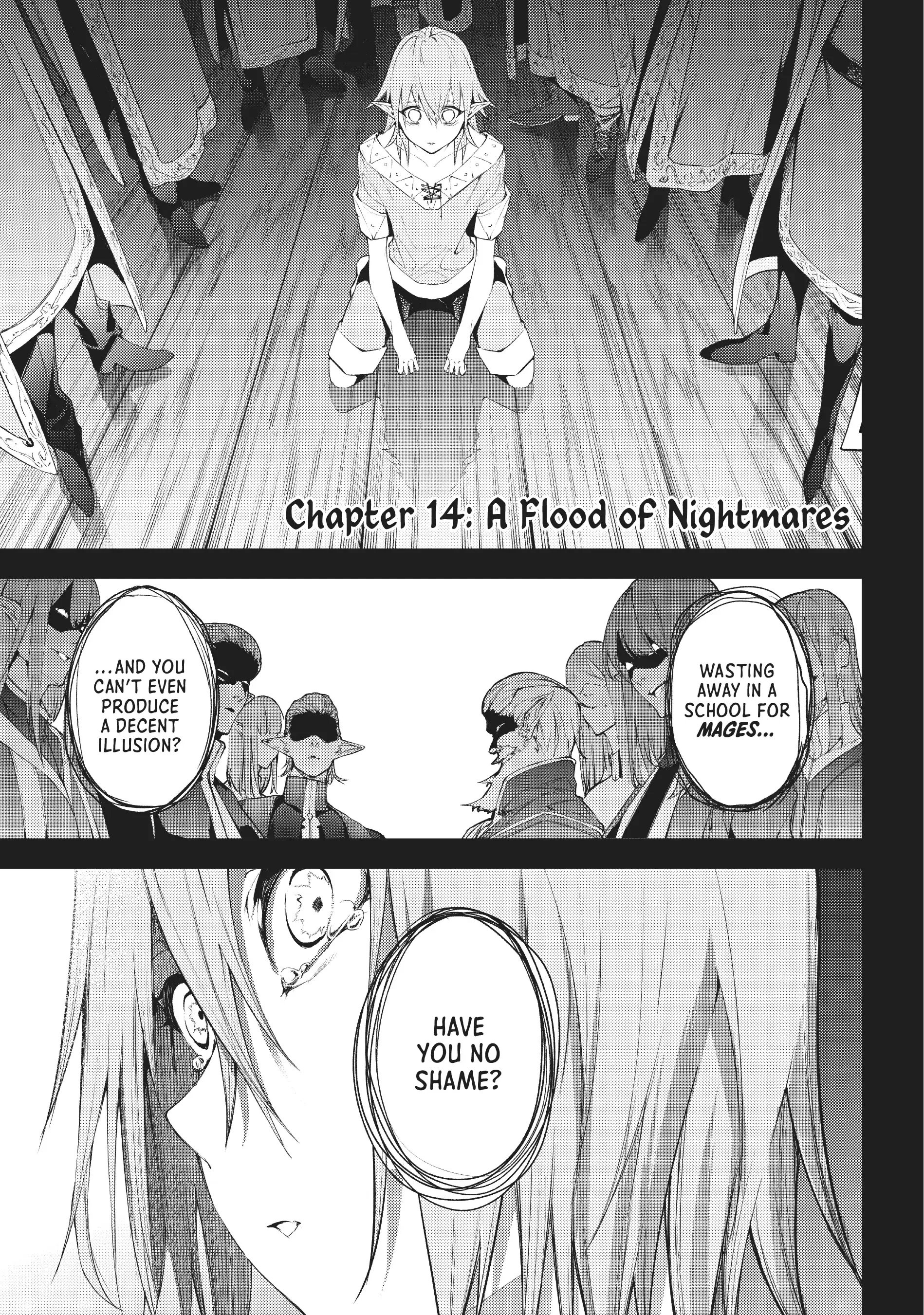 Tsue to Tsurugi no Wistoria Chapter 14 page 1 - 