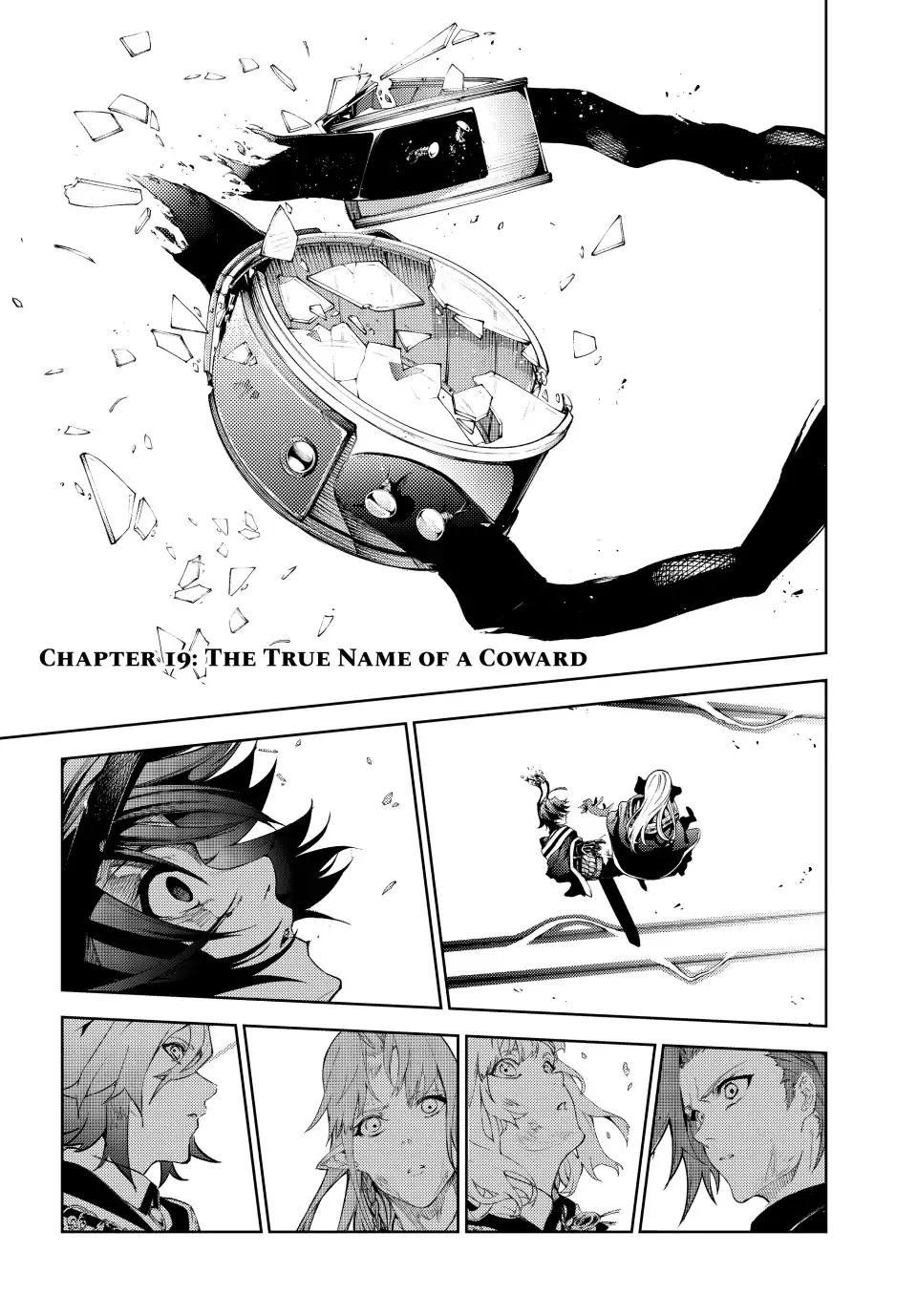 Tsue to Tsurugi no Wistoria Chapter 19 page 1 - 