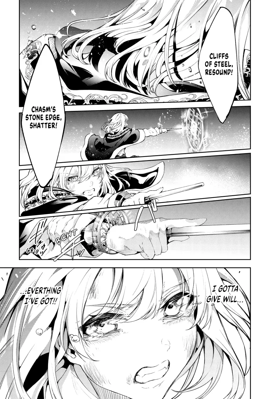 Tsue to Tsurugi no Wistoria Chapter 19 page 34 - 