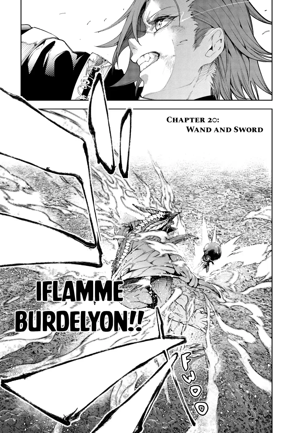 Tsue to Tsurugi no Wistoria Chapter 20 page 1 - 