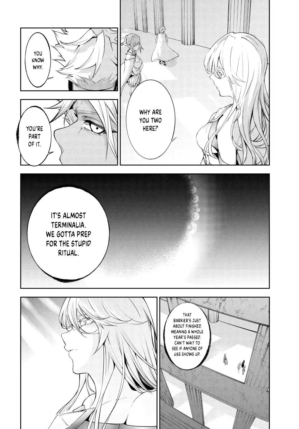 Tsue to Tsurugi no Wistoria Chapter 21 page 27 - 