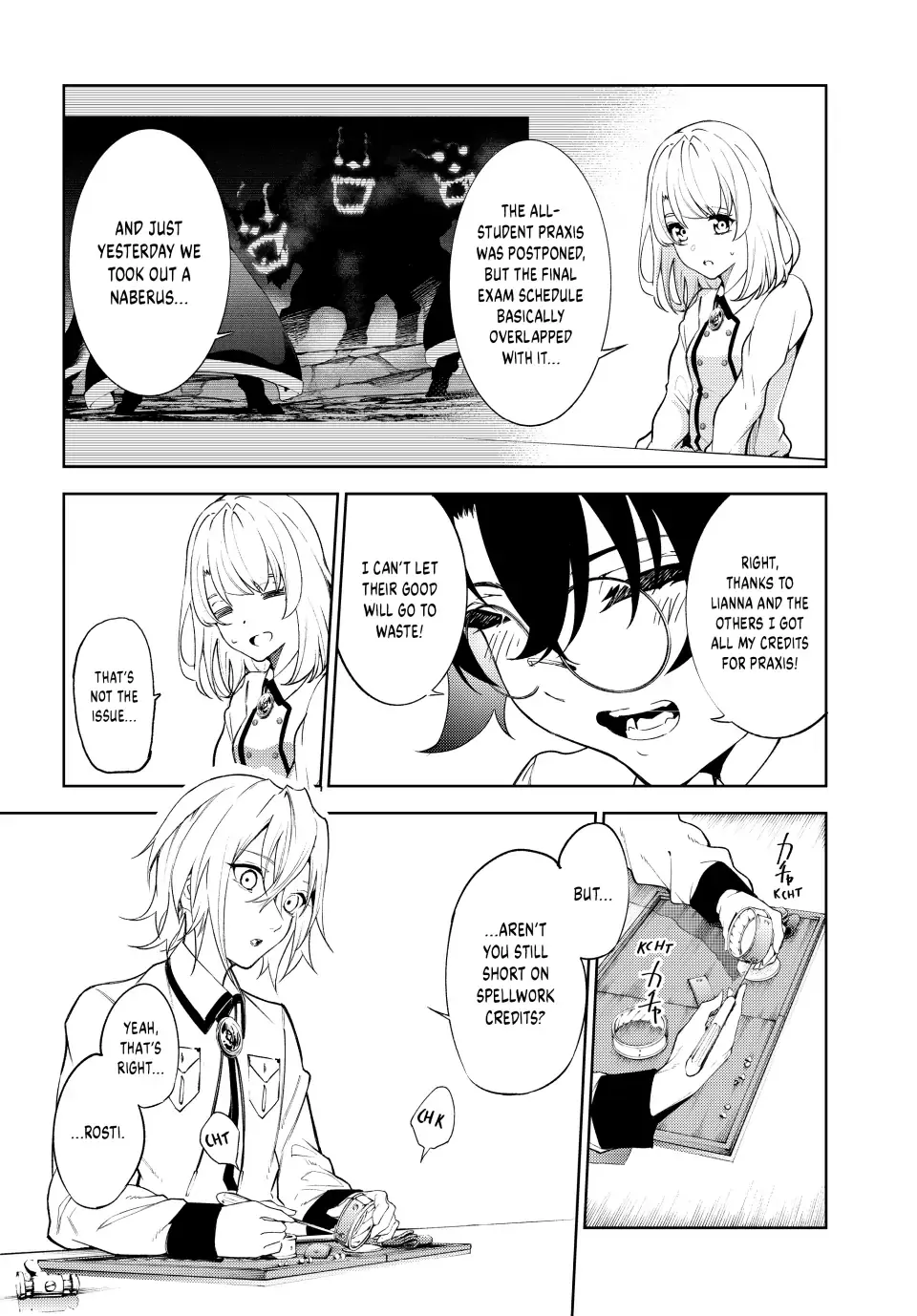 Tsue to Tsurugi no Wistoria Chapter 21 page 5 - 