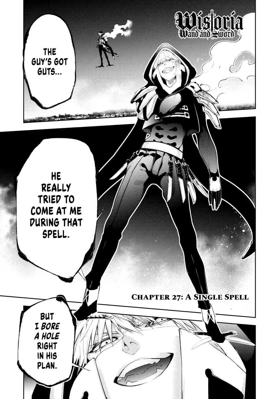 Tsue to Tsurugi no Wistoria Chapter 27 page 1 - 