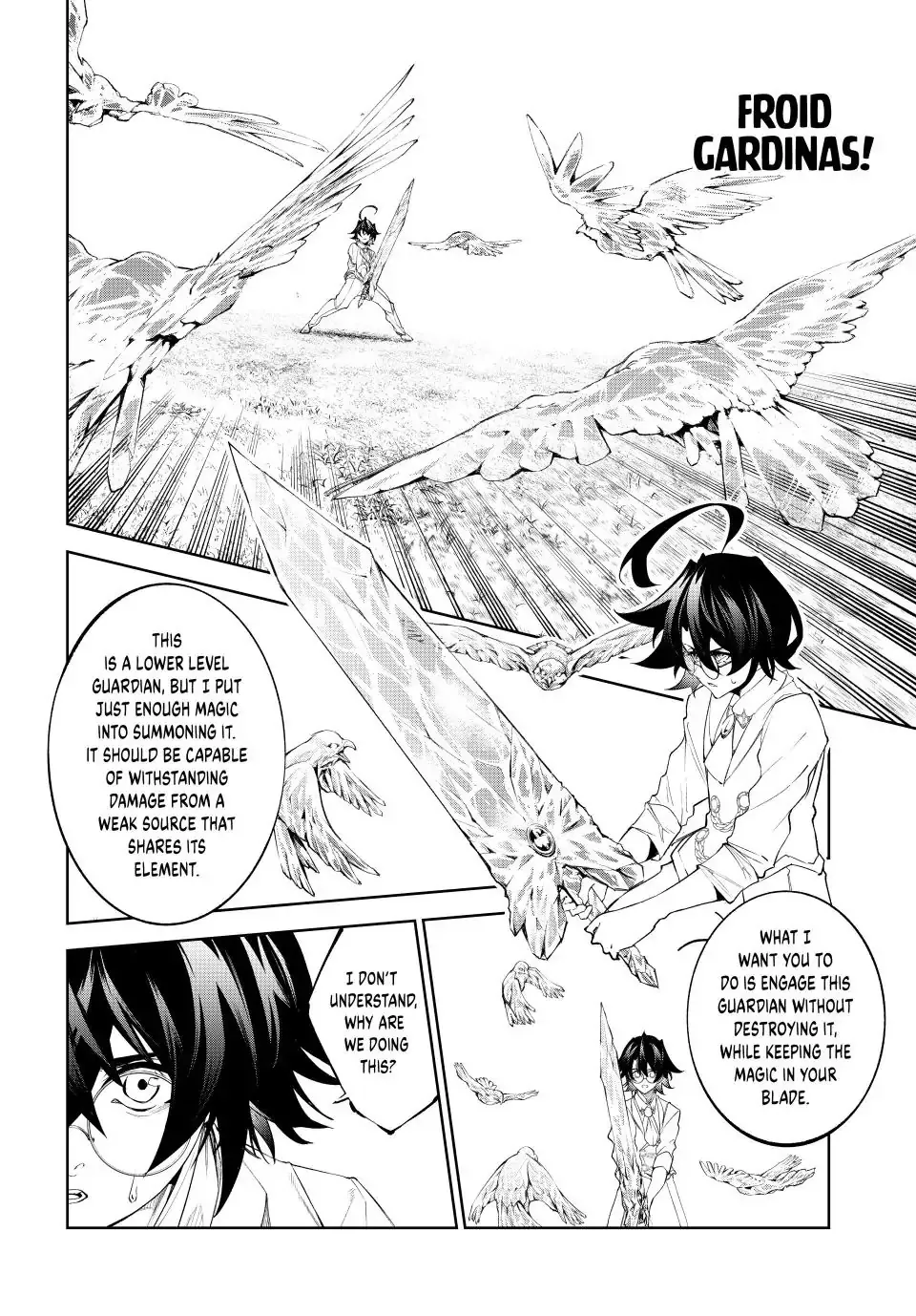 Tsue to Tsurugi no Wistoria Chapter 34 page 11 - 