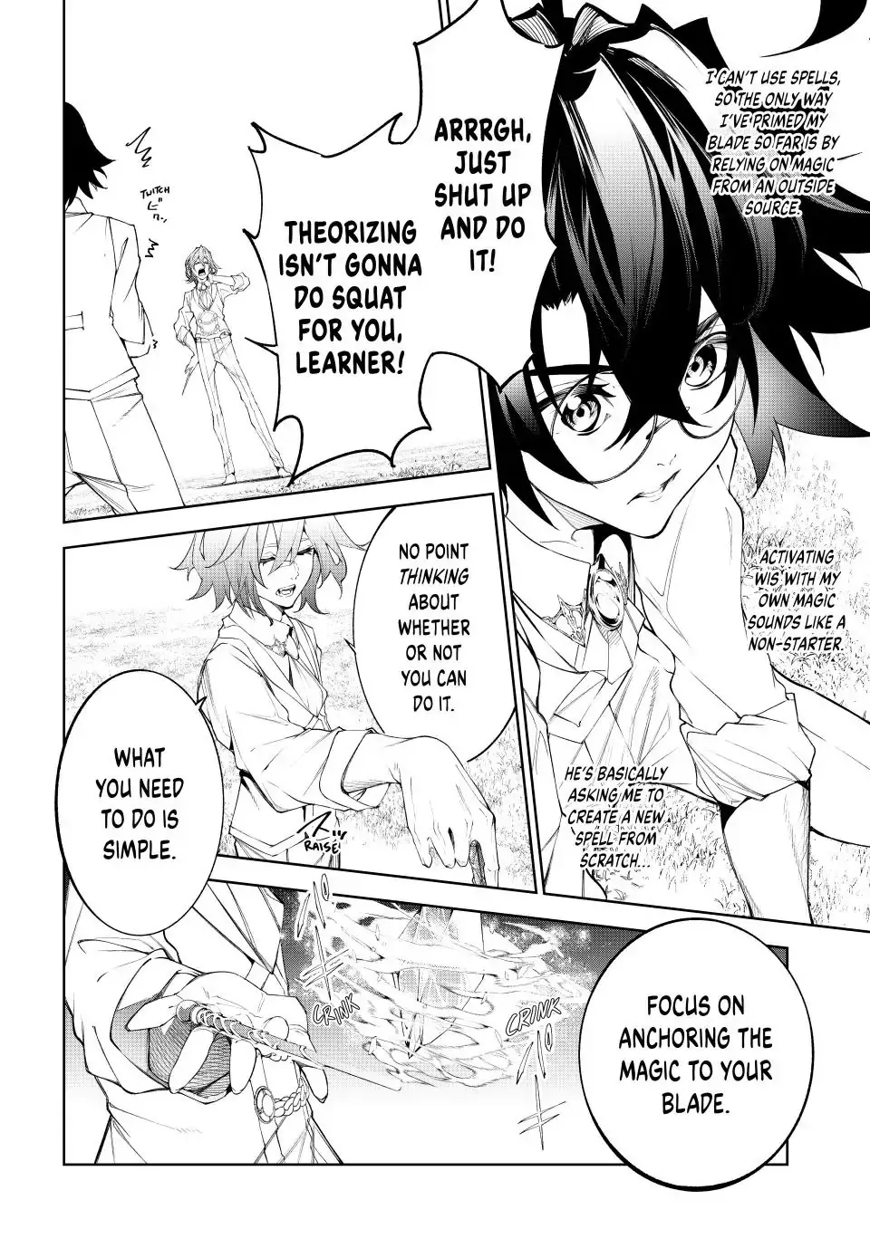 Tsue to Tsurugi no Wistoria Chapter 34 page 13 - 