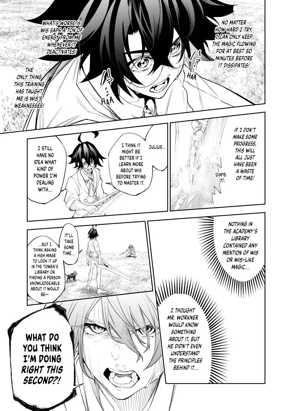 Tsue to Tsurugi no Wistoria Chapter 34 page 22 - 