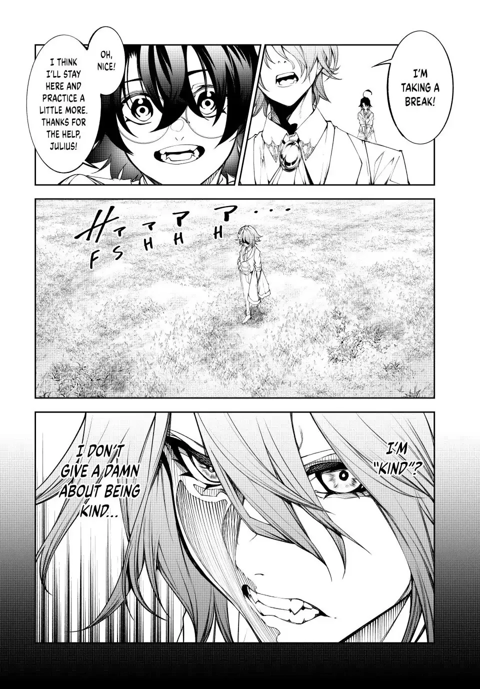 Tsue to Tsurugi no Wistoria Chapter 34 page 27 - 