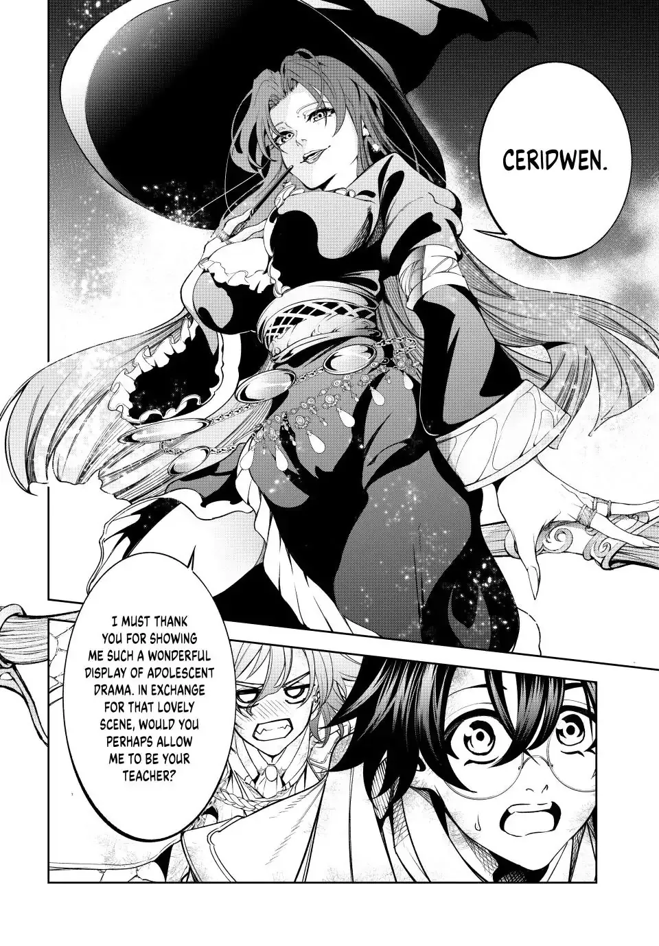 Tsue to Tsurugi no Wistoria Chapter 34 page 47 - 
