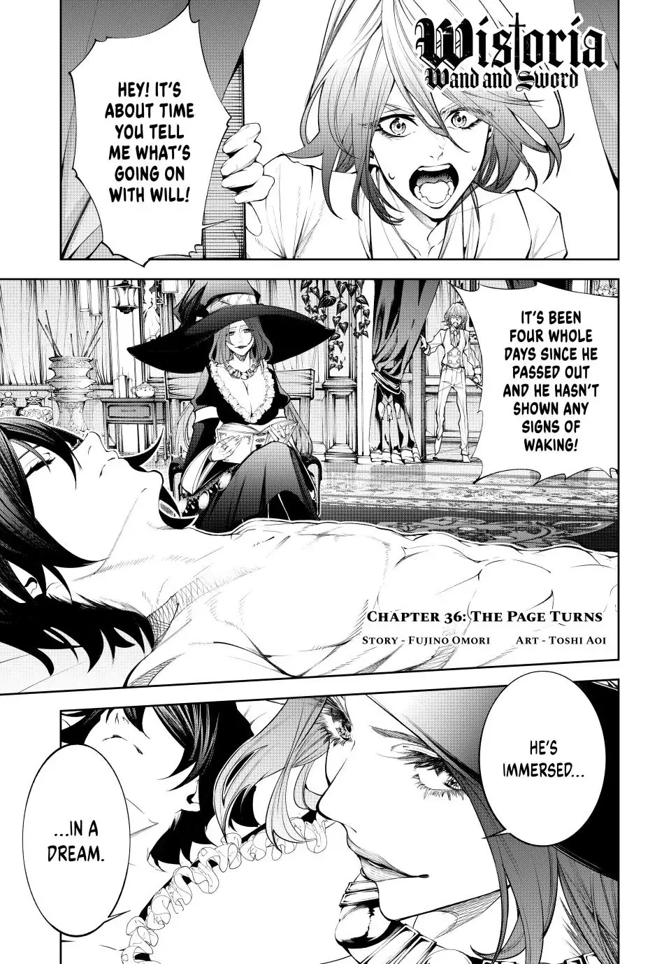 Tsue to Tsurugi no Wistoria Chapter 36 page 1 - 