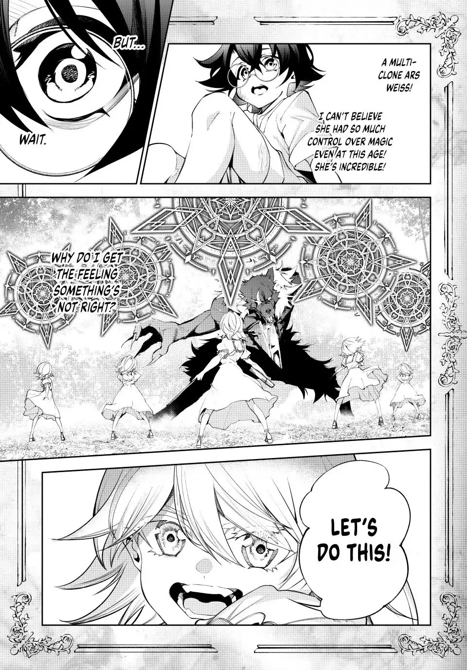 Tsue to Tsurugi no Wistoria Chapter 36 page 21 - 