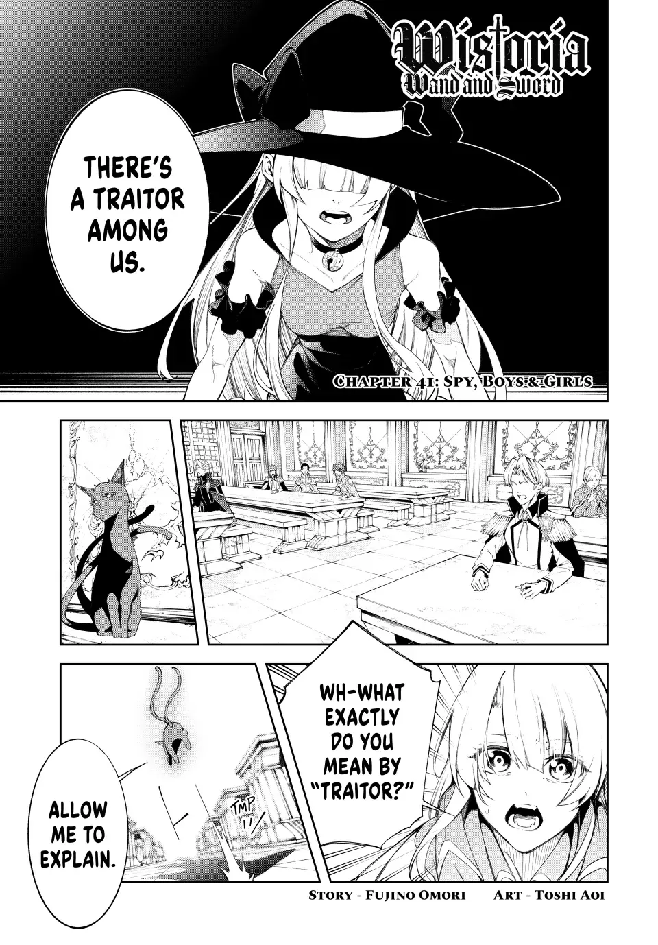 Tsue to Tsurugi no Wistoria Chapter 41 page 1 - 