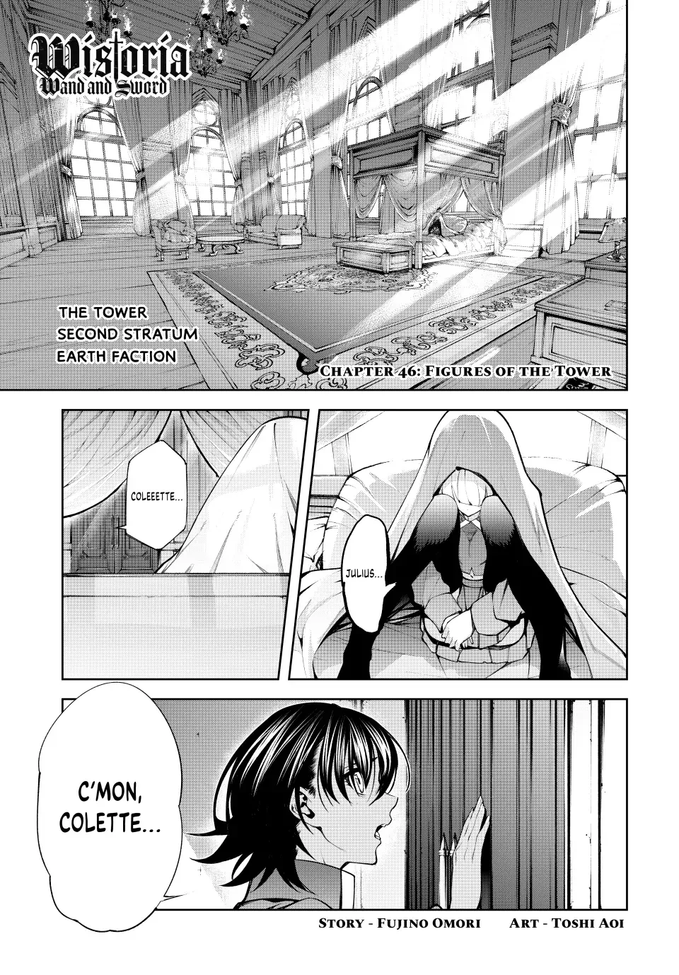Tsue to Tsurugi no Wistoria Chapter 46 page 1 - 