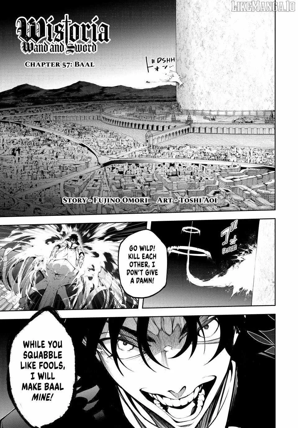 Tsue to Tsurugi no Wistoria Chapter 57 page 1 - 