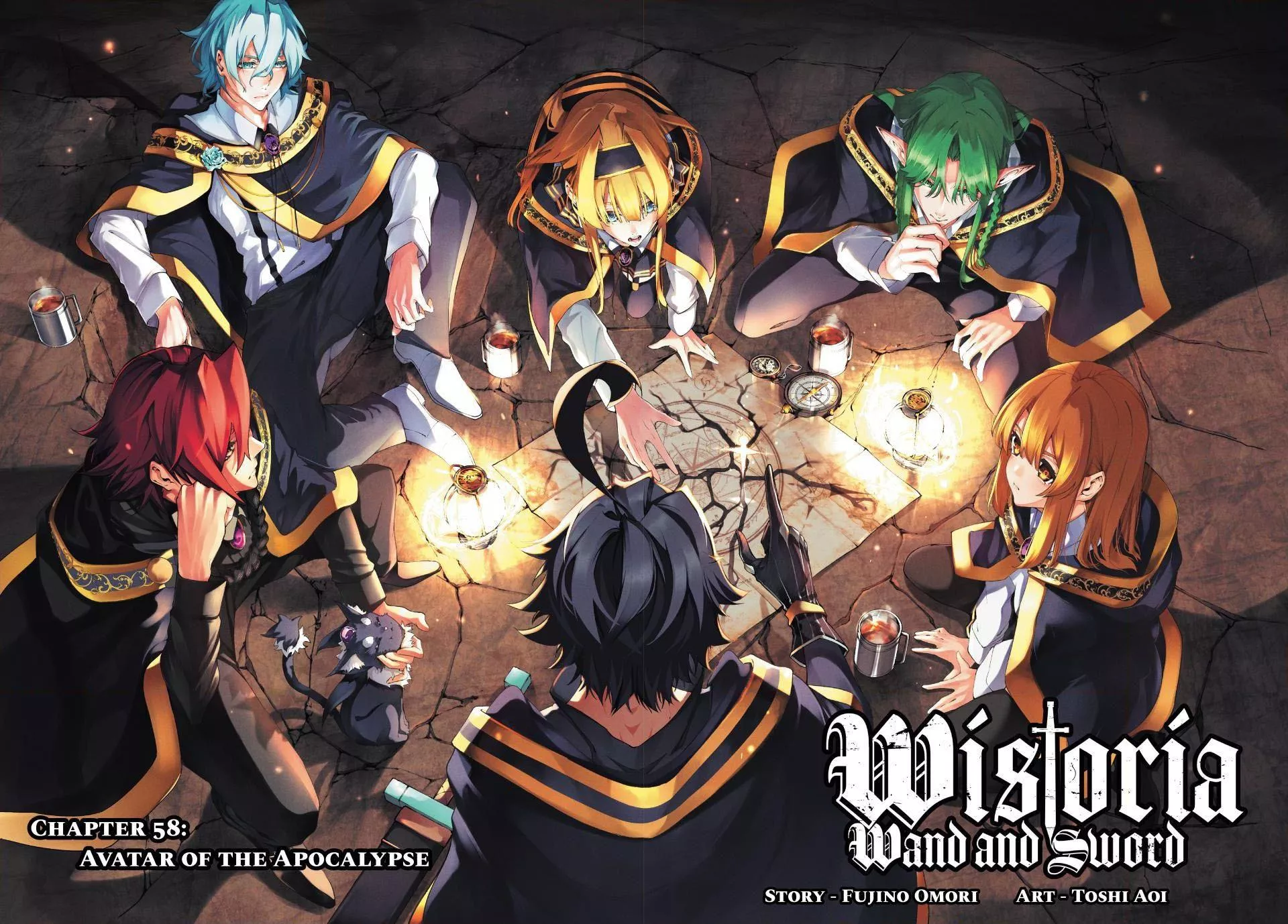 Tsue to Tsurugi no Wistoria Chapter 58 page 1 - 