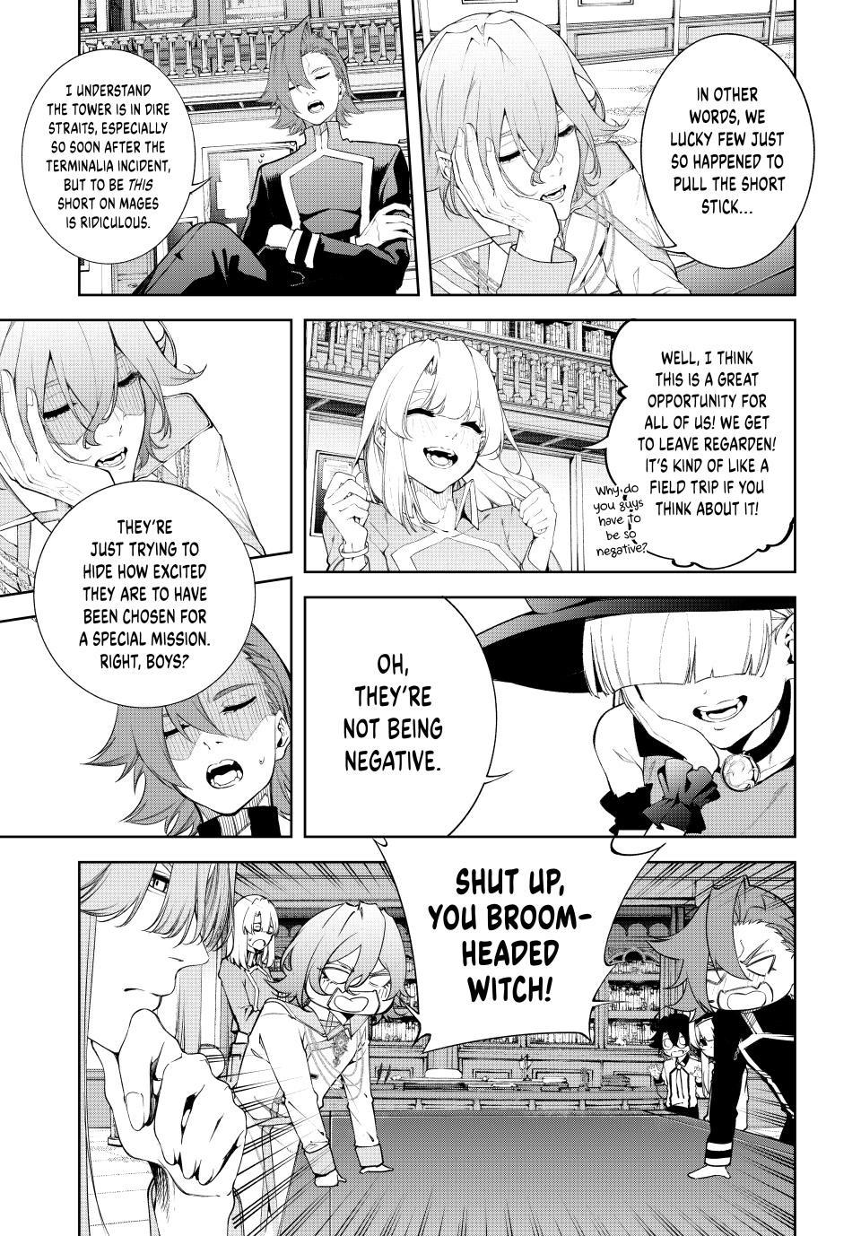 Tsue to Tsurugi no Wistoria Chapter 63 page 14 - 